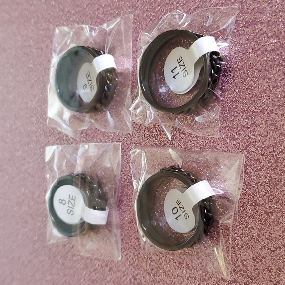 NEW Stainless Anxiety Relief Spinner Chain Ring - Picture 4 of 5